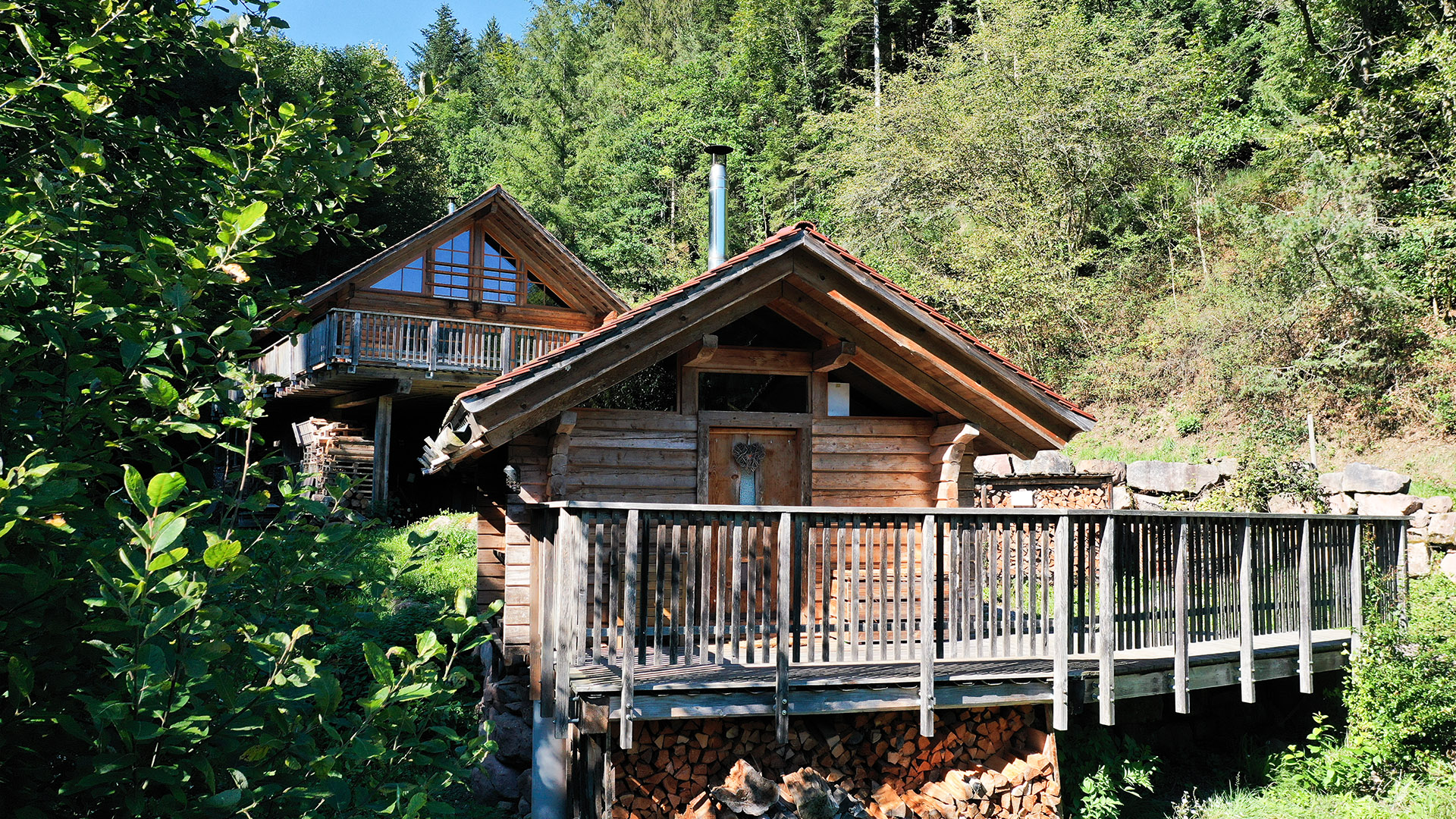 Romantikurlaub in der Blockhütte Schwarzwald für 2 (1 Nacht) in Schenkenzell Unkategorisiert online kaufen