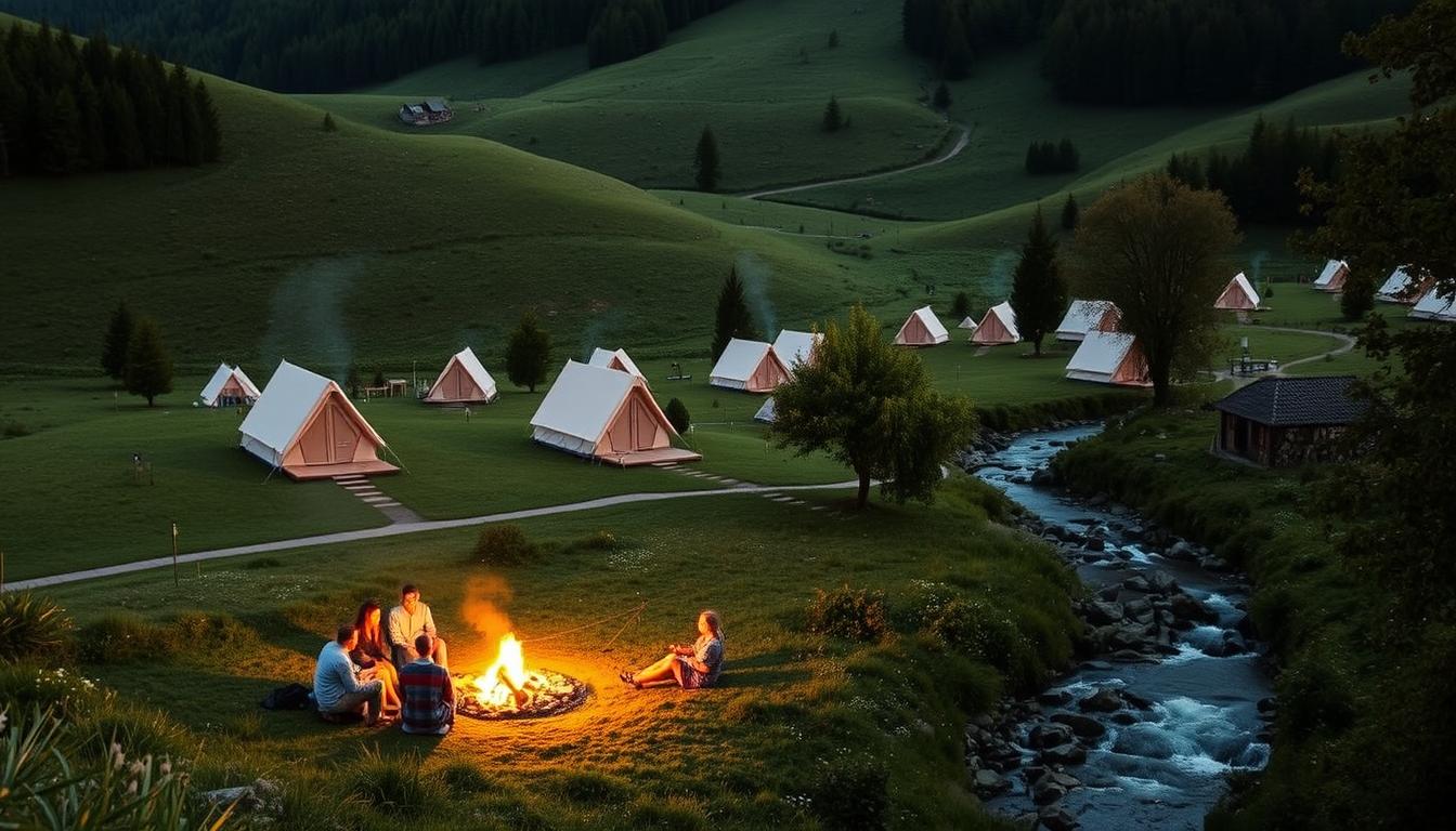 Dachzelt Dorf Thulba – Camping unter freiem Himmel