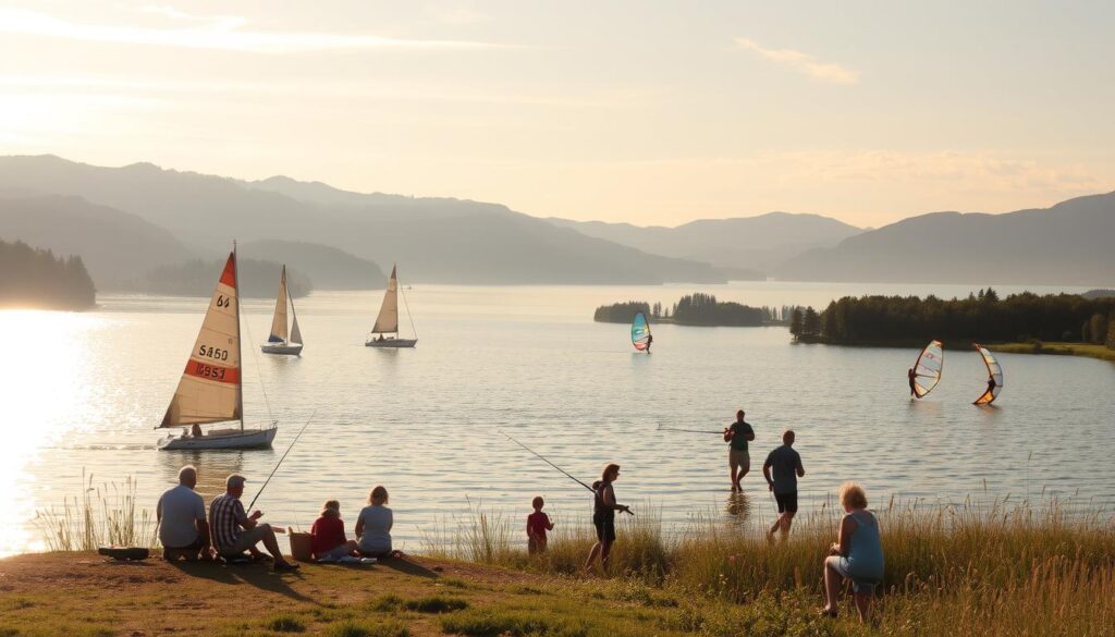 Aktivitäten am Bärwalder See