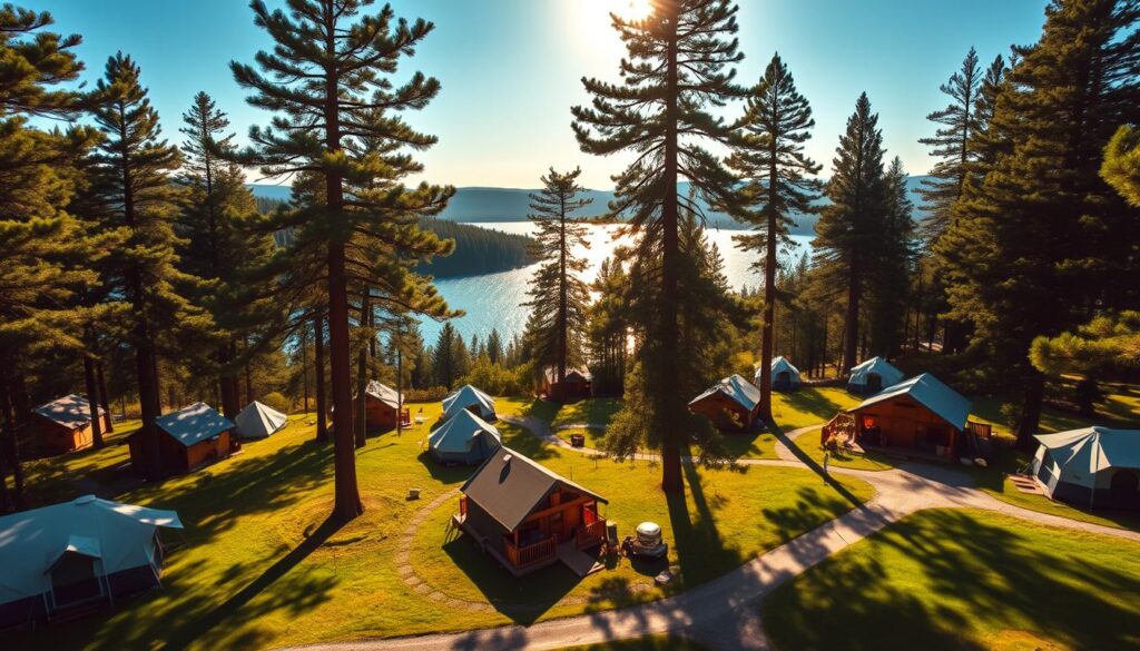 Campingplatz Unterkünfte