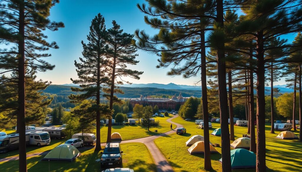 Campingplatz in der Umgebung des Movie Park Germany