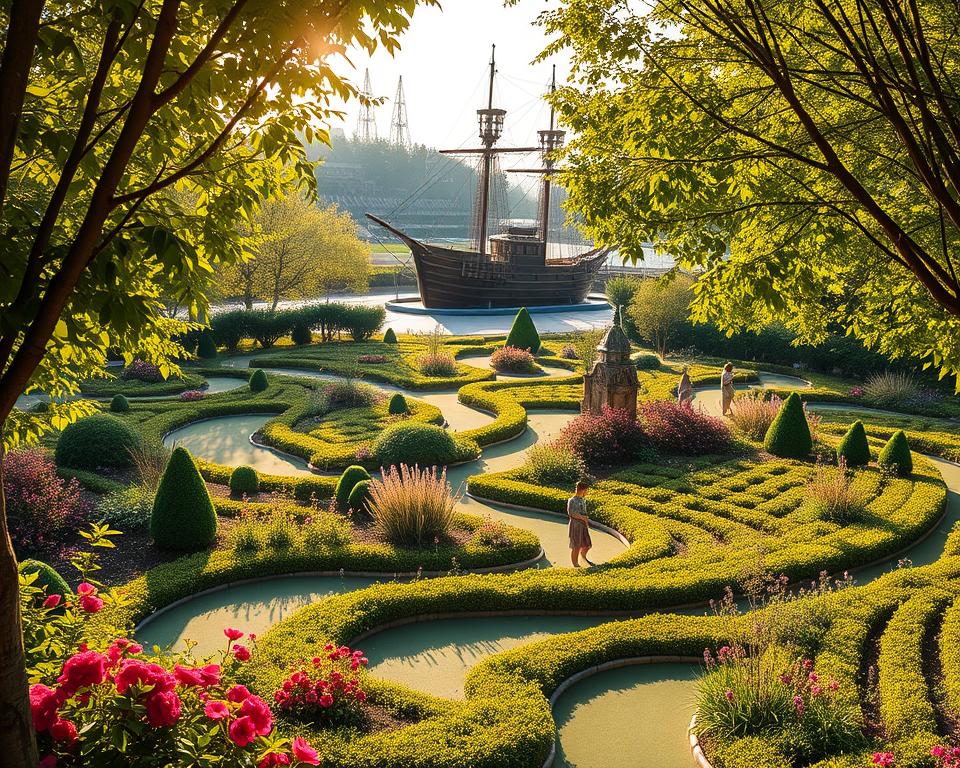Erlebnispark Norddeich Abenteuergolf Irrgarten Märchenschiff
