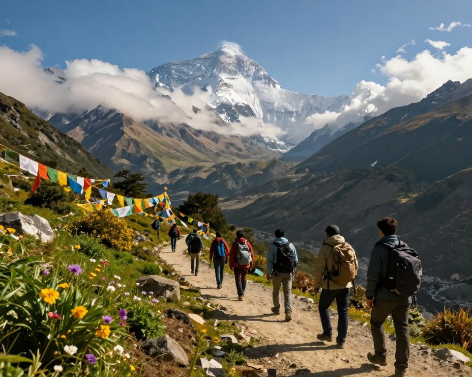 Alternative Routen zum Everest Basislager
